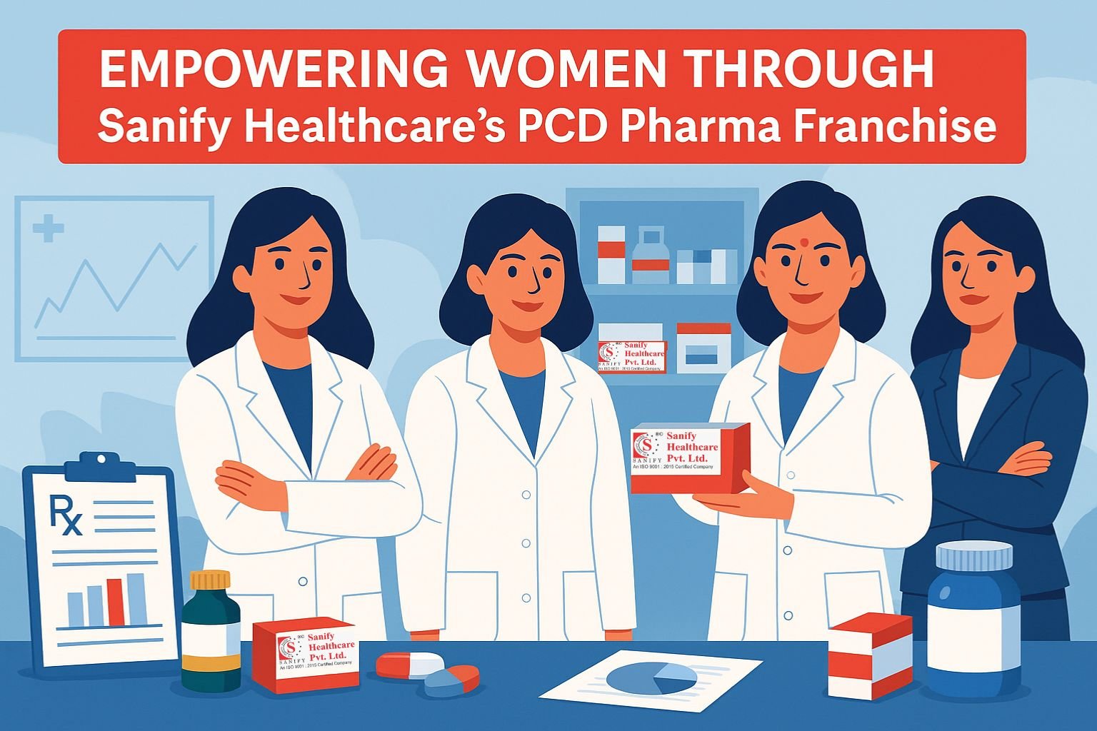 How Sanify Healthcare’s PCD Pharma Franchise is Empowering Women Entrepreneurs in India